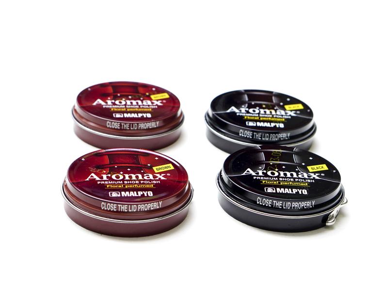 xi đánh giày hàn quốc có 2 màu nâu và đen