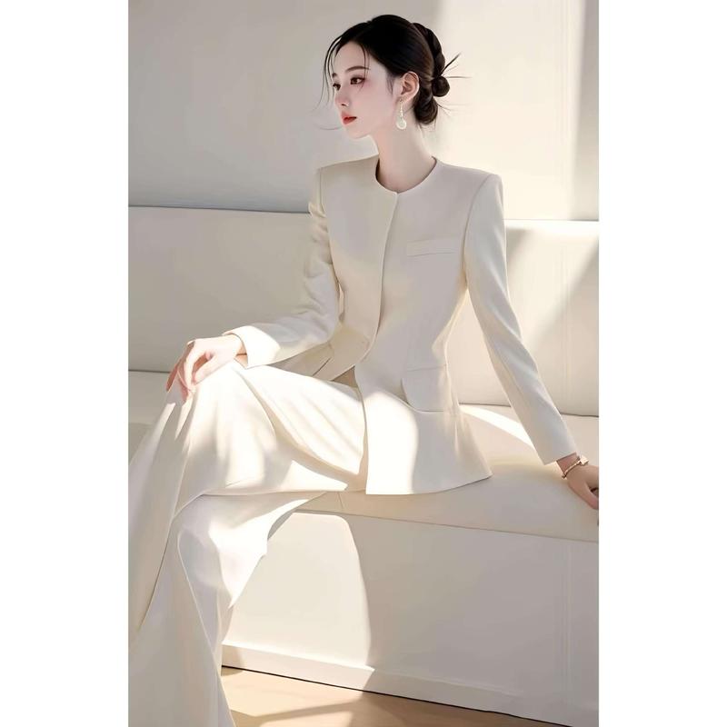 Product Introduction of Bộ đồ thời trang sang trọng Hàn Quốc, áo khoác vest và quần Dài, CF 0