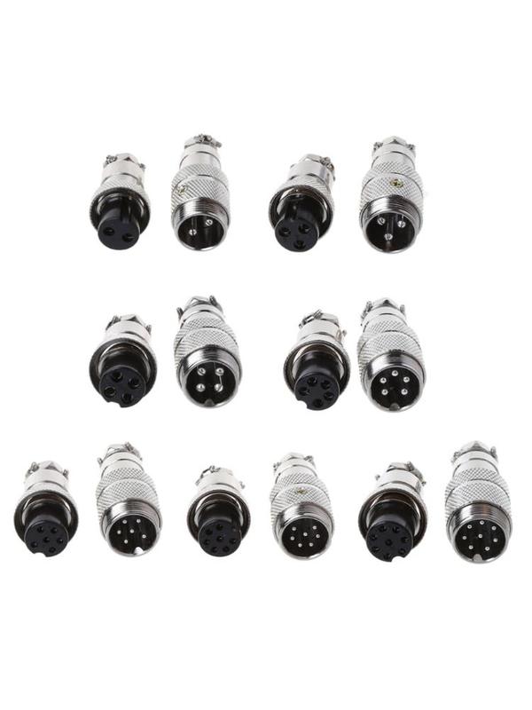 z - Đầu nối nam hàng không Gx16, phích cắm nữ, 2/3/4/5/6/7/ 8 chân 2