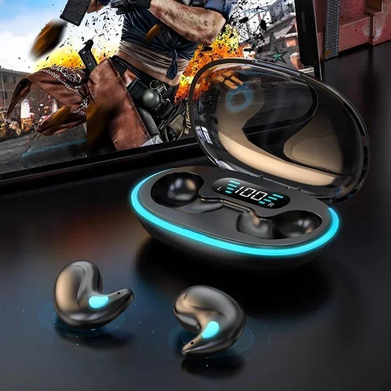 Product Introduction of Tai Nghe Nhét Tai Nghe Khi Ngủ, Tai Nghe Mini Không Dây, Dành Cho Công Việc, Tai Nghe Bluetooth TWS Âm Thanh Nổi, Thiết Bị Giấu Kín Có Mic, Cuộc Gọi HD, Chống Nước, X55 5