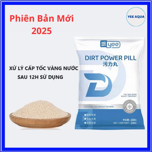 Vật Liệu Lọc YEE Purigen DIRT POWER PILL (Magical), Làm Trong Nước, Xử Lý Độc Tố, Khử Màu Vàng Lũa, (Có Sẳn Túi Đựng)