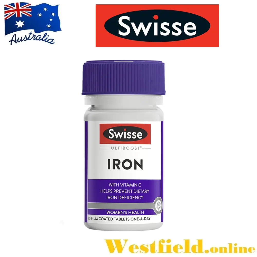 [Australia Import EXP 01/2028] Swisse Ultiboost Iron ( 30 Tablets )