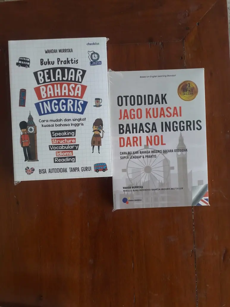 paket 2 buku otodidak dan praktis belajar bahasa inggris