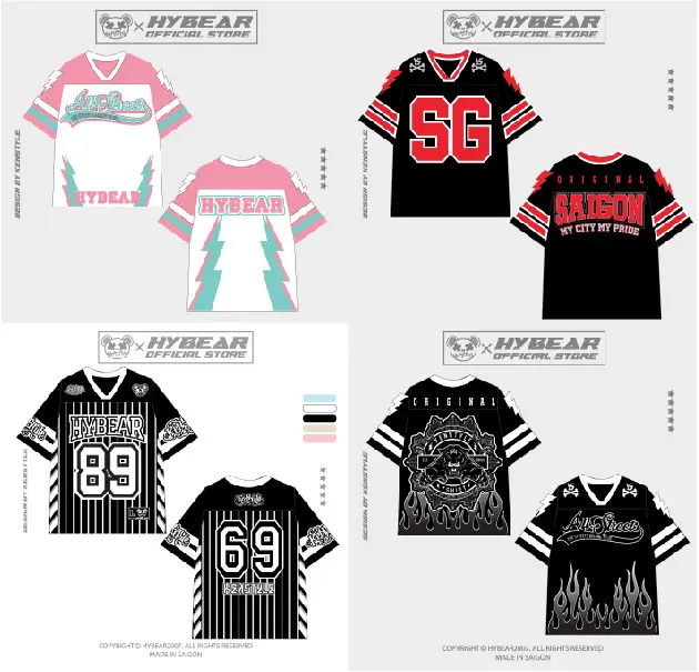 [MUA 2SP TẶNG 1 TÚI TOTE] Áo Thun BaseBall JERSEY 5 mẫu CỰC CHẤT Top Sport blue lock Tập Thể Dục