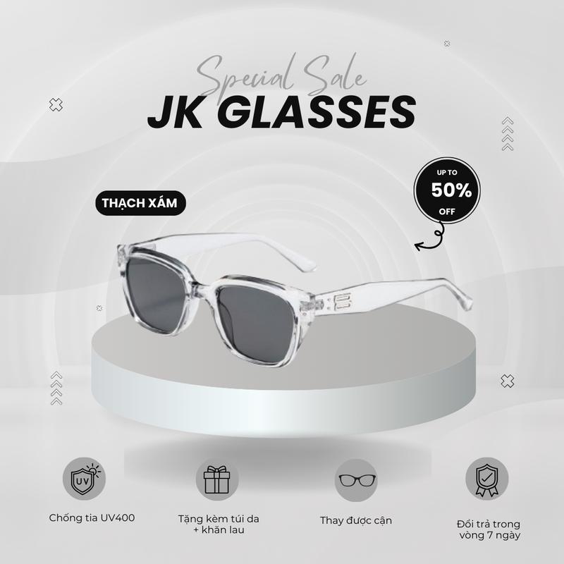 KM-44 Kính mát đổi màu thời trang nam nữ Musee, chống ánh nắng tia UV400 phong cách hiện đại Mắt Kính Women