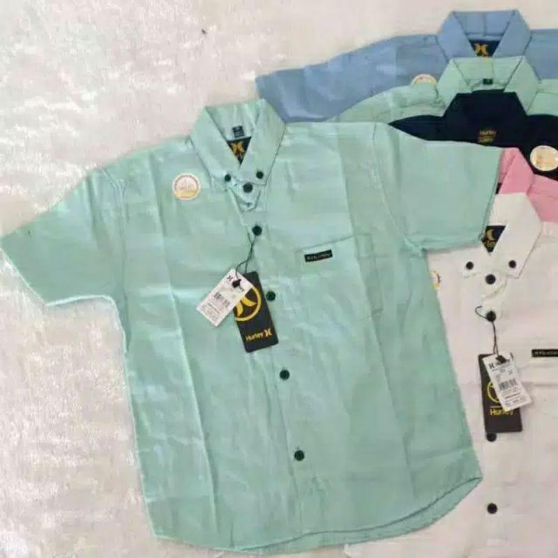 Product Introduction of Kemeja anak Laki laki lengan pendek usia 2~7 tahun Katun 3