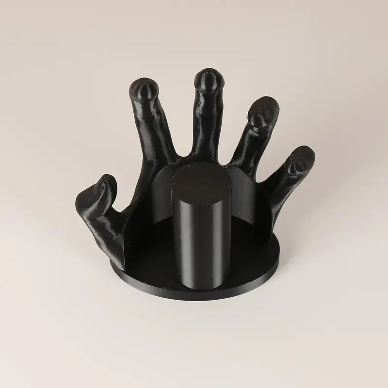 3D Printing Hand Shaped Design Decorative Ornament Supplies, 1 Count Toilet Paper Holder, Desktop Placement, Bedroom, Office Ornament Creativity 3