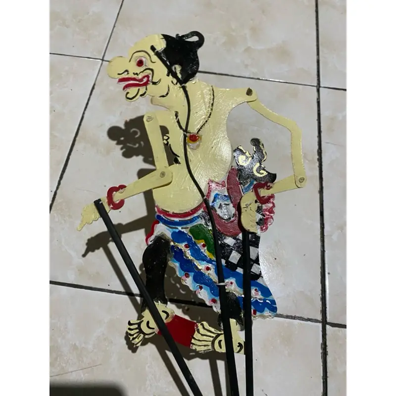 NAKIROHBUSINESS WAYANG kulit GARENG VERSI SENO BAHAN KULIT SAPI ASLI -+ 45 CM 2