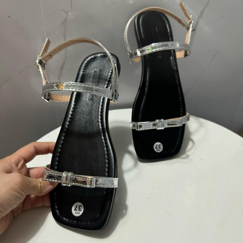 Dép bệt nữ xăng đan quai ngang nơ nhiều màu có bigszie từ 35 đến 45 0