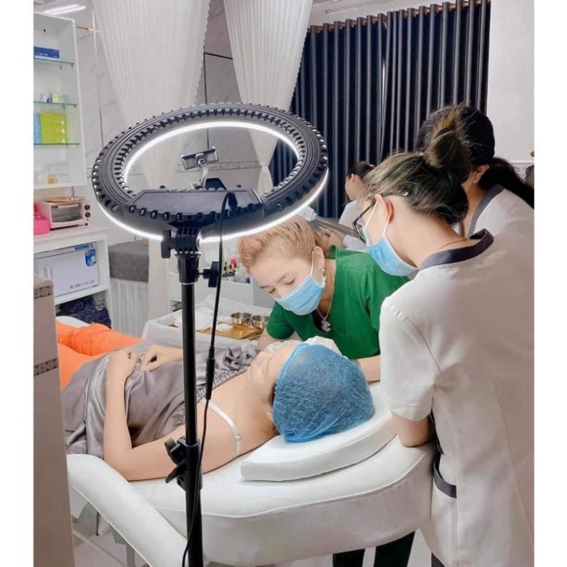 (HỎA TỐC HCM) Đèn LIVESTREAM HQ 18 45cm, Đèn Hỗ Trợ Ánh Sáng Livestream, Làm Spa, Phun Xăm, Chụp Ảnh ( BH 2 NĂM) 6