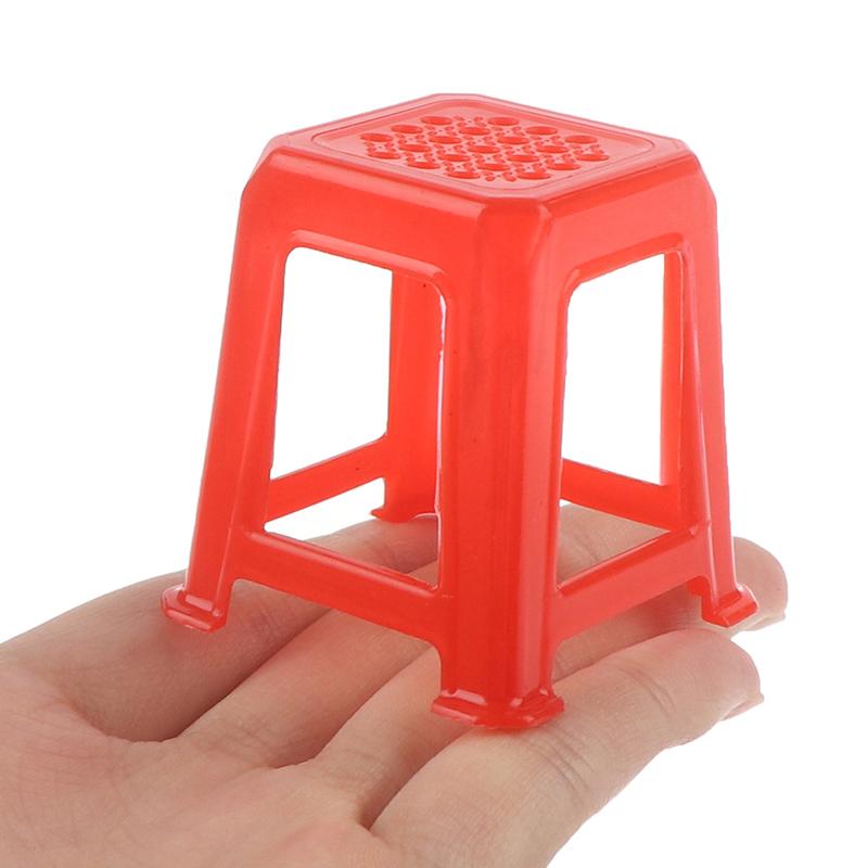 Product Introduction of 1/12 Scale Dollhouse Miniature Plastic Stools Chairs Pretend Play Furniture Toys 19