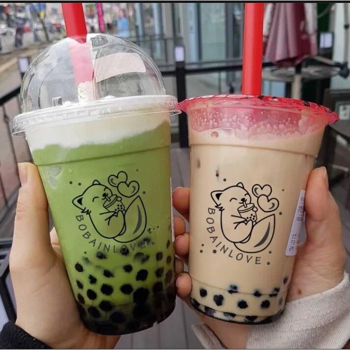 Stickers Boba kemasan 100pcs (tanpa cup) 6