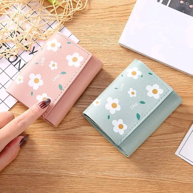DOMPET WANITA KECIL LIPAT LUCU / DOMPET WANITA KECIL LIPAT MURAH / DOMPET WANITA LIPAT  TIPIS