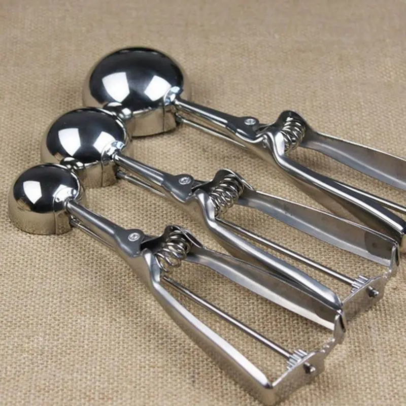 Muỗng Múc Kem, Làm Bằng Thép Không Gỉ, Thích Hợp Cho Các Bữa Tiệc Và Bữa Tối