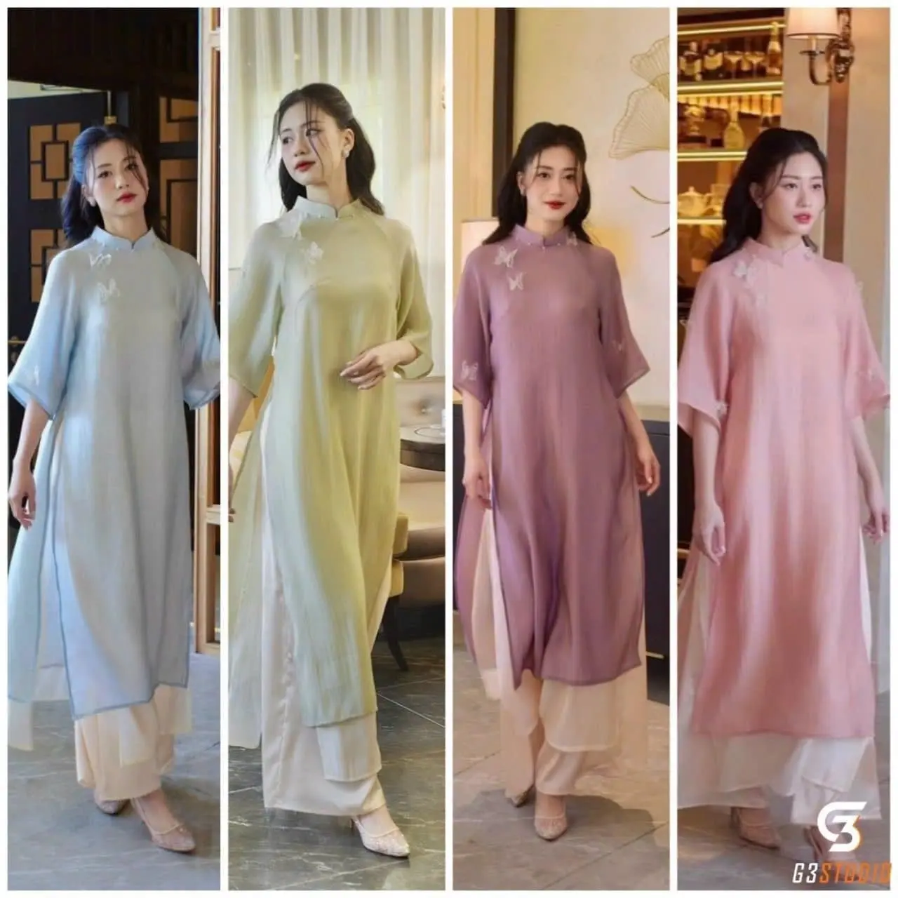 Áo dài hồ điệp