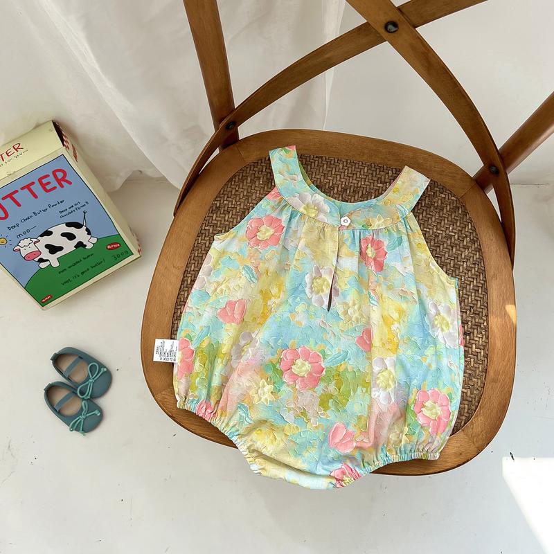 Product Introduction of Baby Girls Newborn Baby Romper Toddler Infant Jumpsuit Sleeveless Outfits Bodysuit Clothes 15