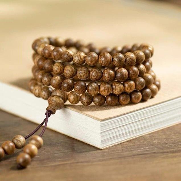 Vòng Tay Vòng Chuỗi Trầm Hương 108 Hạt Năng Lượng