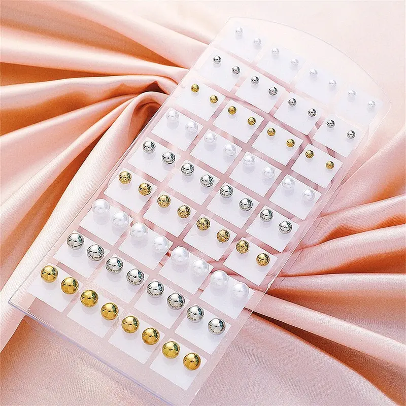 Giá Đỡ Trưng Bày Treo Bông Tai 72 Lỗ Bằng Nhựa Acrylic Nhỏ Gọn Tiện Lợi đựng khay 3