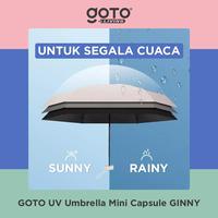 Gambar (Promo Special) Goto [COD] Ginny Umbrella Payung Kapsul Mini Lipat Polos Waterproof Anti UV - PINK dari Goto Living Kota Tangerang 5 Tokopedia