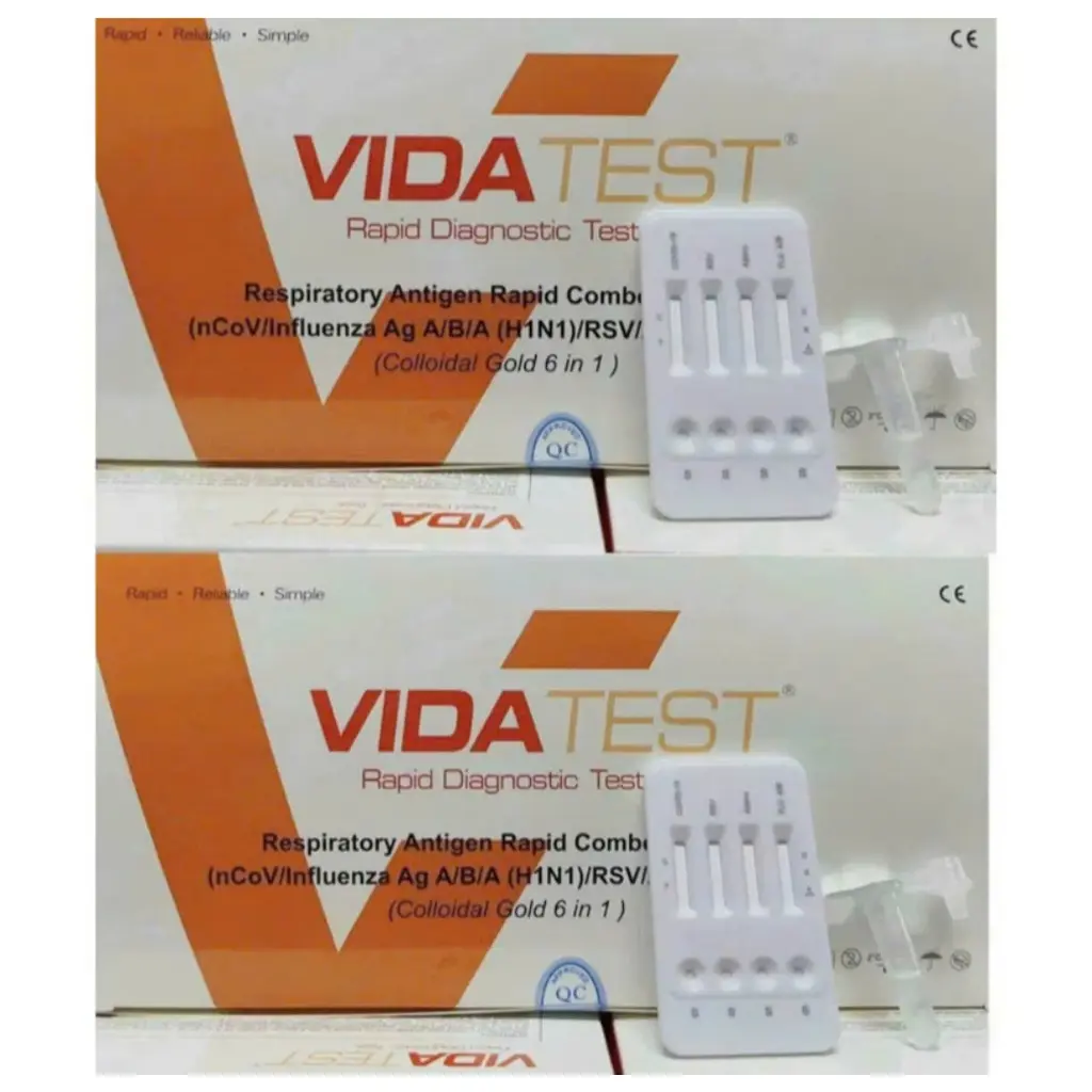 Test 5in1 Vida phát hiện cúm AB,RSV,ADRENO,COV nhanh chóng chính xác