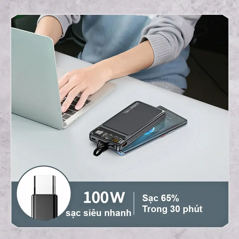[Sạc Siêu Nhanh ] Sạc Dự Phòng HB88 20000mah Tích Hợp 2 Dây Sạc , Sạc Siêu Nhanh,  Bảo Hành 12 Tháng [ Đổi trả bất kỳ lý do gì ] Phụ Kiện Điện Thoại Pin Dự Phòng | BigBuy360 - bigbuy360.vn