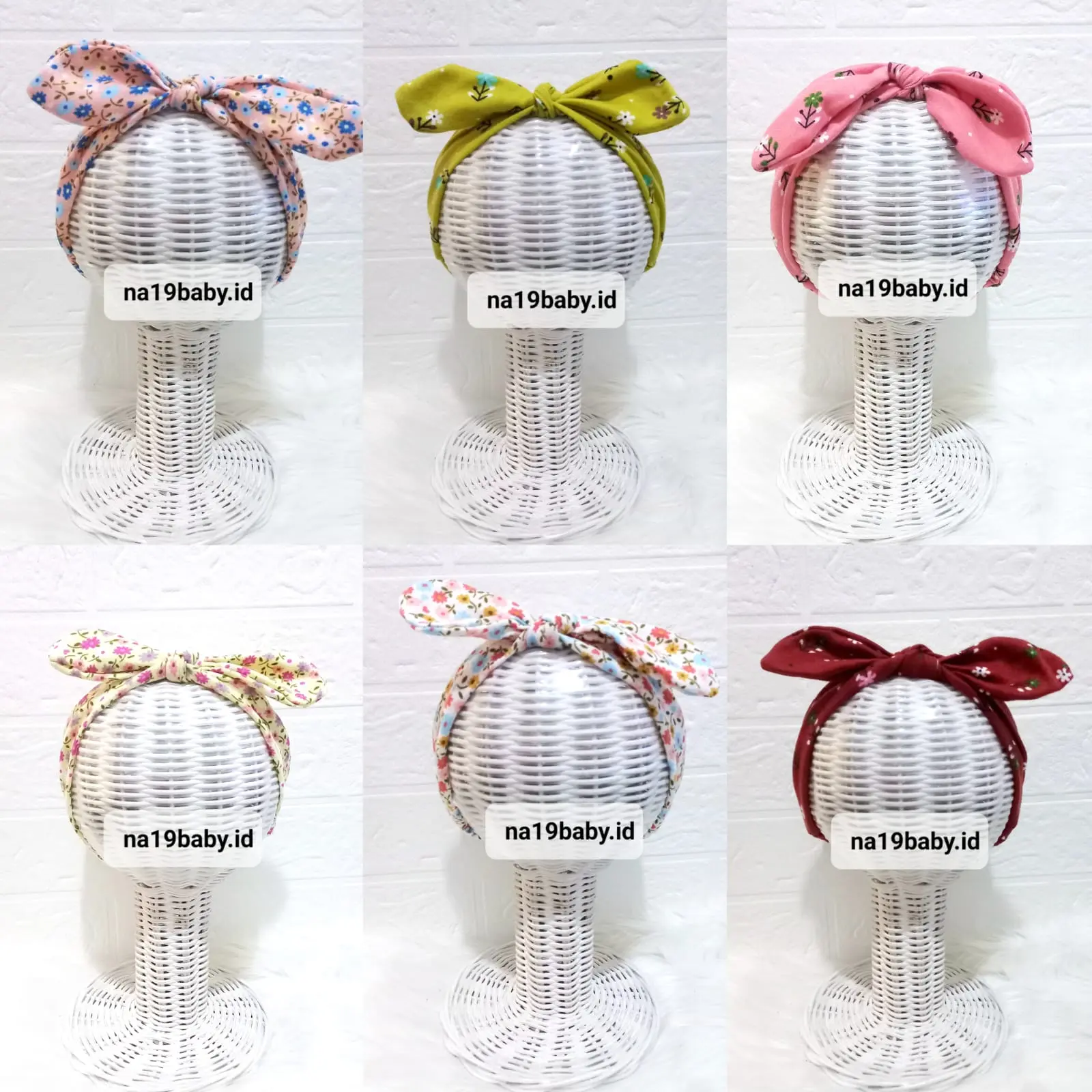 Bandana Baby Bunga Lucu 0-2 tahun/ Bando Anak Perempuan Cewek Bayi
