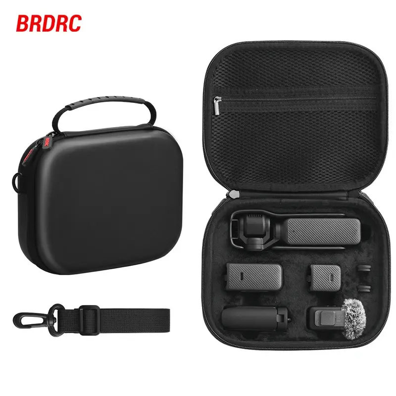 Hộp đựng, BRDRC, cho máy ảnh DJI Osmo Pocket 3, Túi Xách Cầm Tay Túi đeo vai, Vali PU, cho Pocket 3, Bảo vệ phụ kiện