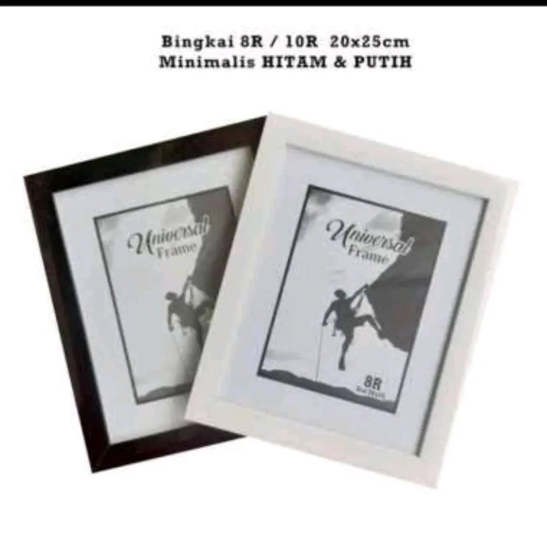 Bingkai foto 10R/8R press/pass (20x25cm) Frame Kaca