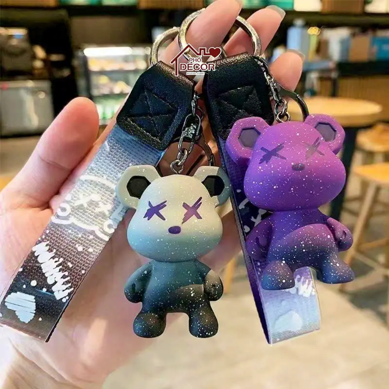 Móc Khoá Gấu BearBrick - Móc Treo Túi Cặp - Móc Treo Chìa Khoá Mẫu 2 5