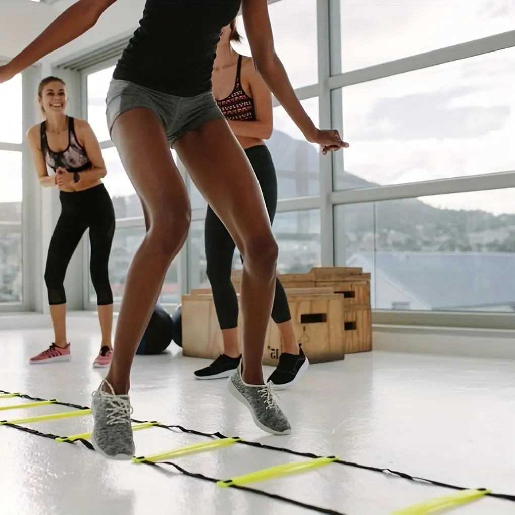 Portable Speed & Agility Training Ladder, 1 Count Detachable Football & Basketball Agility Training Ladder, Durable Sports Equipment for Home Gym Workout