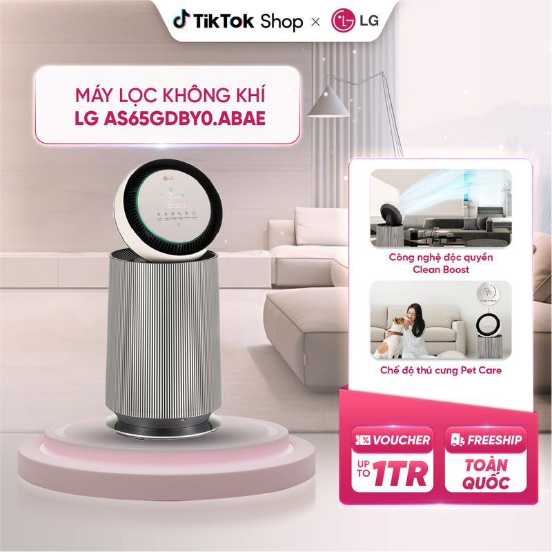Máy lọc không khí PuriCare360 Alpha PET AS65GDBY0 - 1 tầng - Lọc không khí 360˚