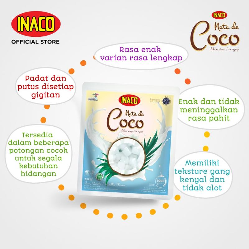 INACO Nata De Coco 360 gr Pouch 5