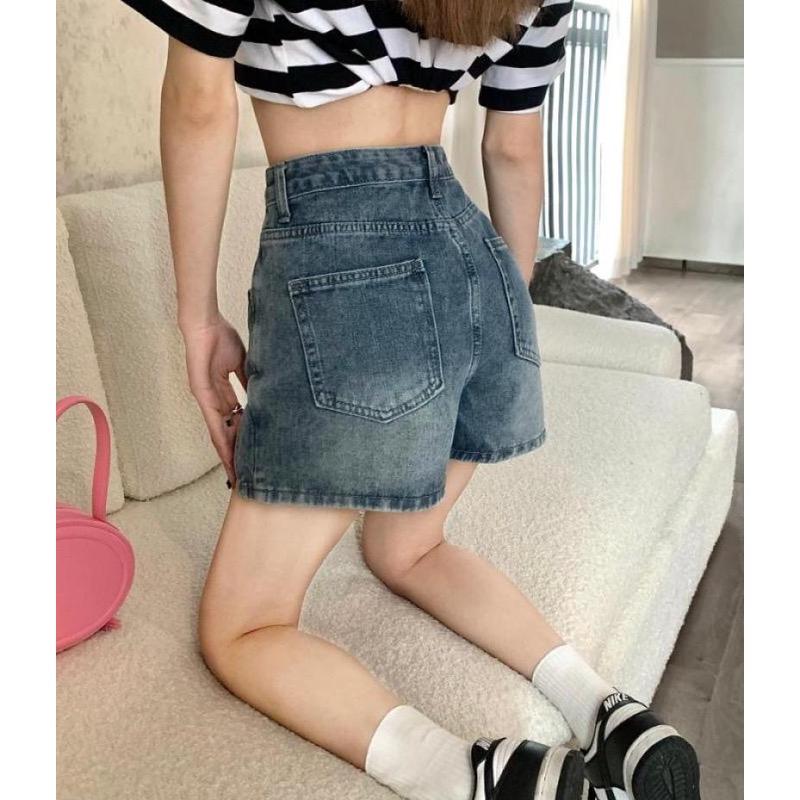 Product Introduction of Quần Giả Váy Jean Chất Mềm Dáng Chữ A Lưng Cao Br03 5