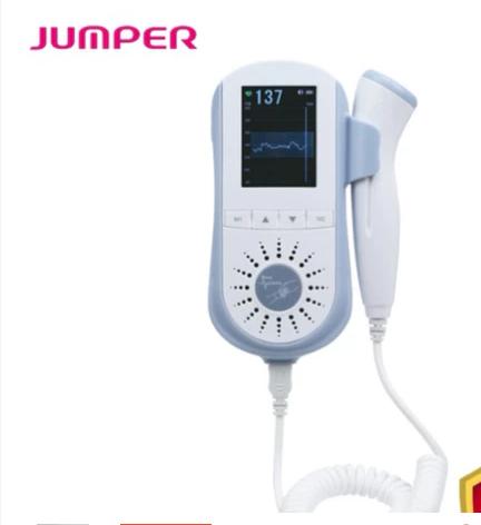 Máy đo tim thai, máy nghe tim thai tại nhà cá nhân cầm tay Jumper JPD 100E( Tặng gel + pin + Quà tặng)