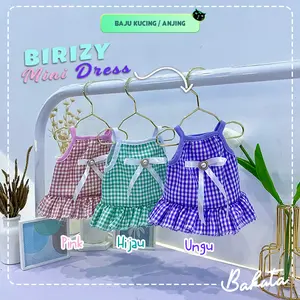 Baju Kucing Mini Dress Birizy Series Baju Kucing Size S-XXL | Baju Kucing Tangerang!