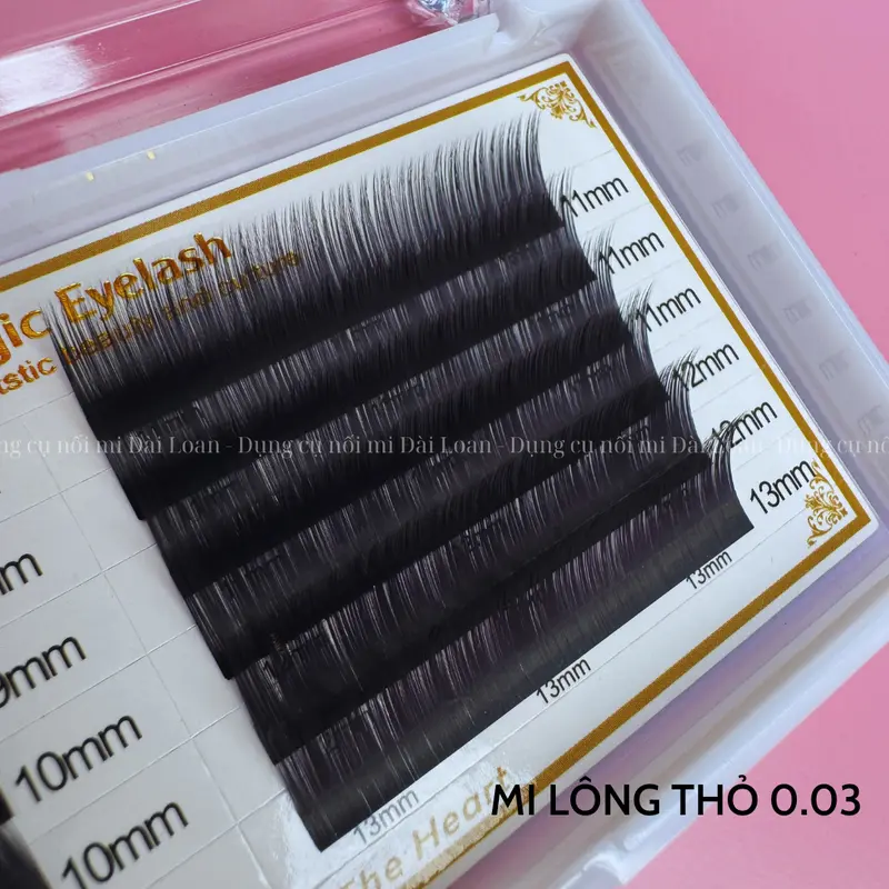 Mi khay lông thỏ 0.03 siêu mềm mại, dễ bắt keo Trang Điểm Women Cosmetic Mỹ Phẩm 4