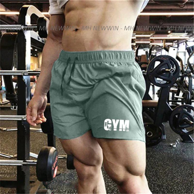 QUẦN ĐÙI THỂ THAO NAM - IN LOGO GYM - CHẤT THUN MÈ - SIZE 45-100KG 2