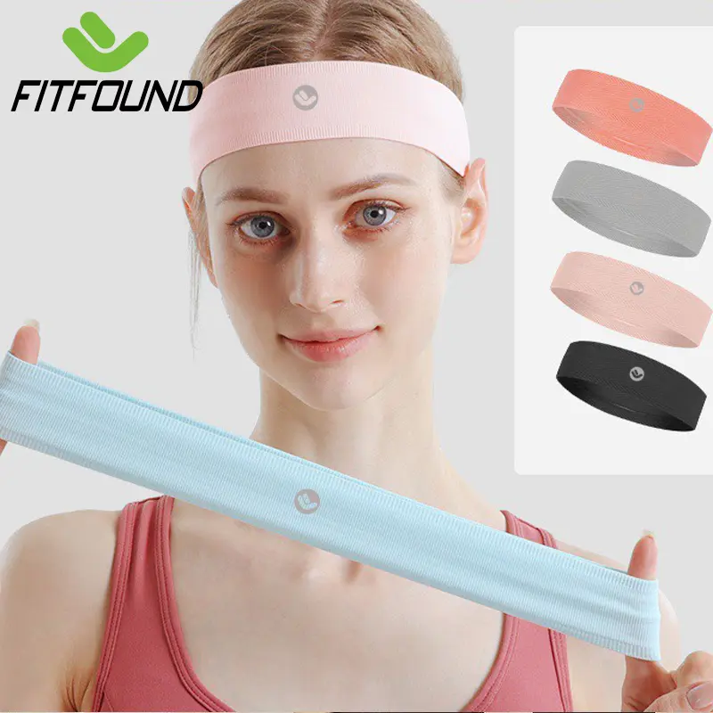 Head Band- Băng Đô Bản 4 Cm Vải Cotton Đeo Trán Thấm Chặn Mồ Hôi Chống Trượt Tập Thể Thao