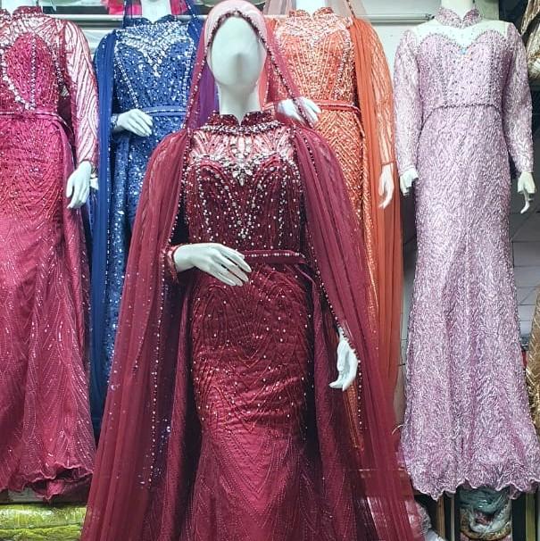 gown slim pengantin modern 0