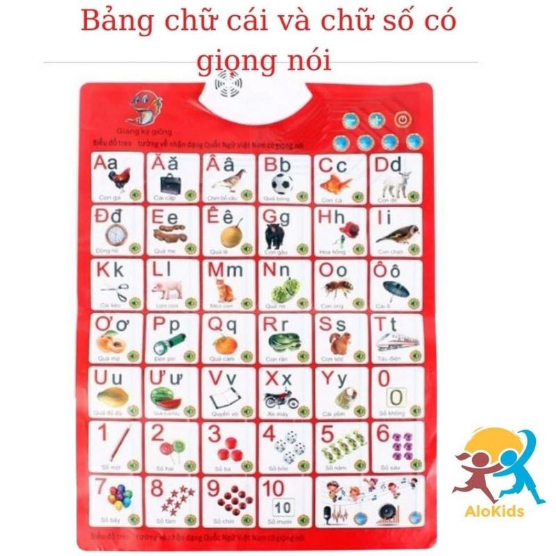 Bảng Chữ Cái Và Chữ Số Tiếng Việt Thông Minh Có Giọng Nói Treo Tường Cho Bé, Mẹ Mốc Shop, Bcct, Qc