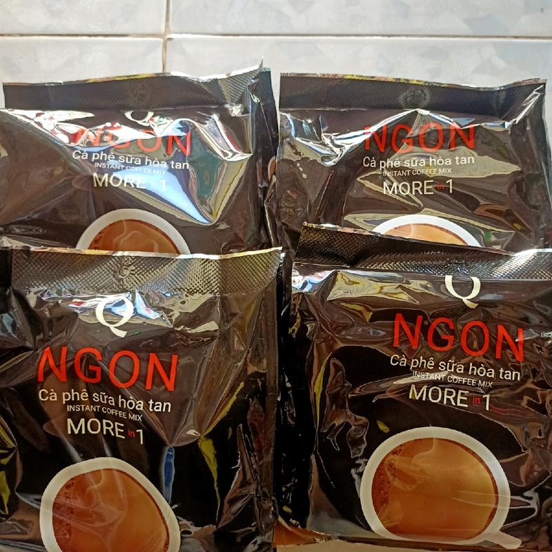 4 bịch cafe sữa NGON đen trần Quang 24 gói x 20 gam.