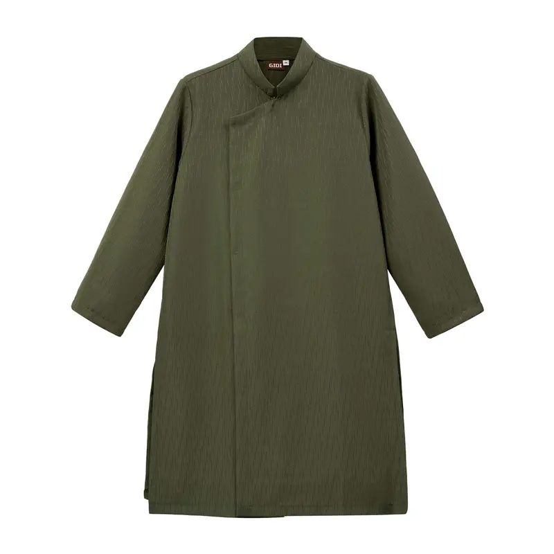 [GIDISTUDIO]_Áo dài ROLAN form unisex cách tân- Áo dài tết chất vải xước cao cấp, trẻ trung, thanh lịch GIDI (không kèm quần) 3