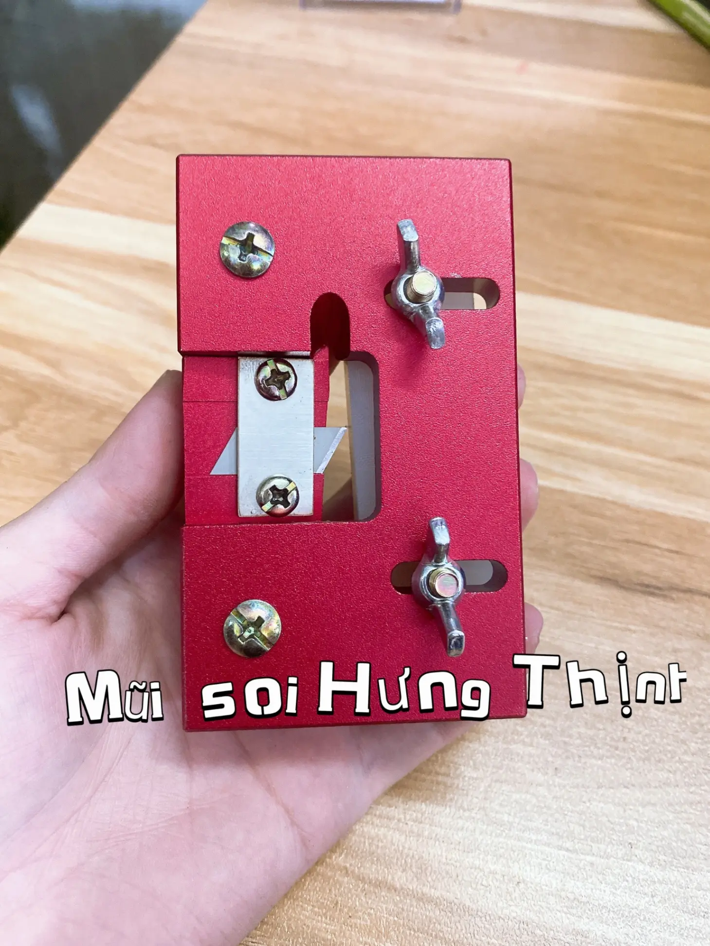 Dụng cụ gọt chỉ nẹp nhựa dán cạnh gỗ, dao vát mép gỗ 45°