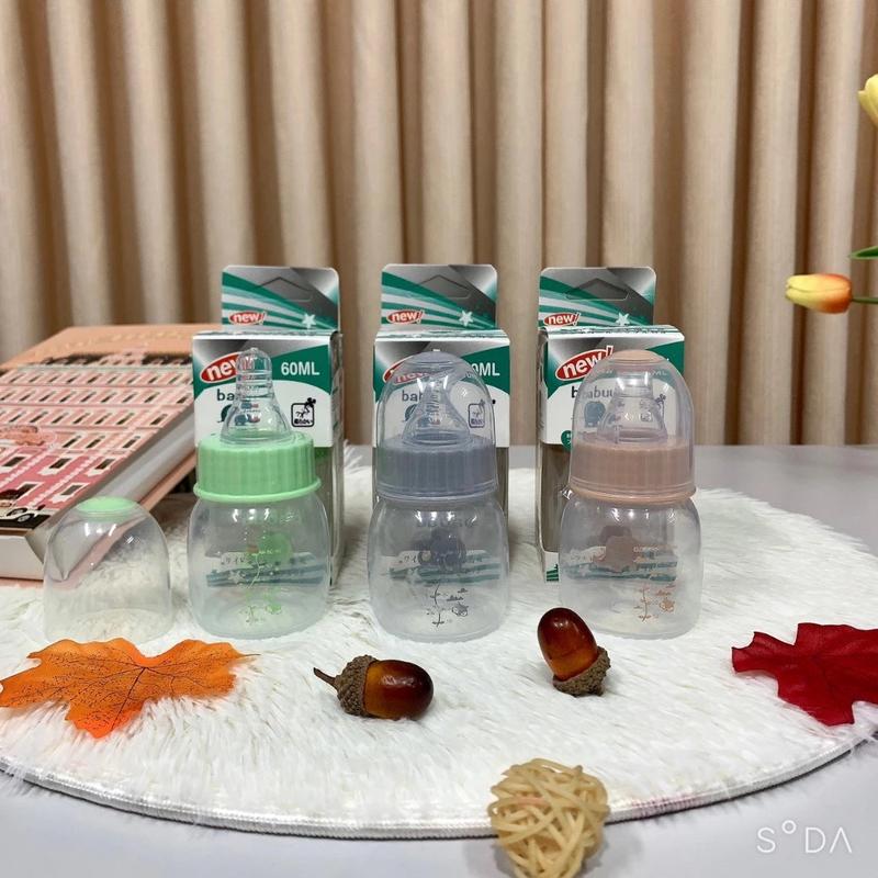  Bình Sữa Babuu Cổ Hẹp Dung Tích 60ml-125ml-240ml Cho Bé Sơ Sinh 