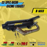 Gambar KNALPOT STANDAR RACING BASHI SS SPEC YAMAHA NMAX EXHAUST STAINLESS Motorcycle - HITAM, STAINLESS STEEL dari BASHI INDONESIA Kota Administrasi Jakarta Barat 5 Tokopedia