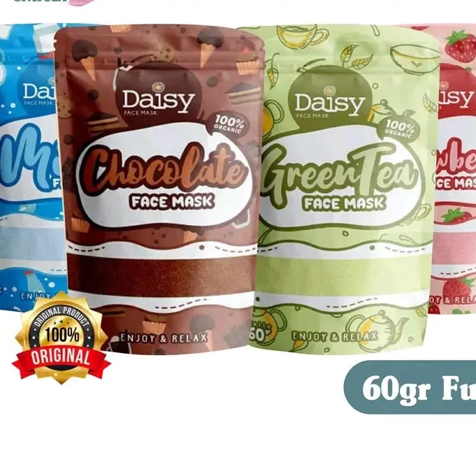 MASKER DAISY ORGANIC FACE MASK 60 & 20 GR ORIGINAL WAJAH 0