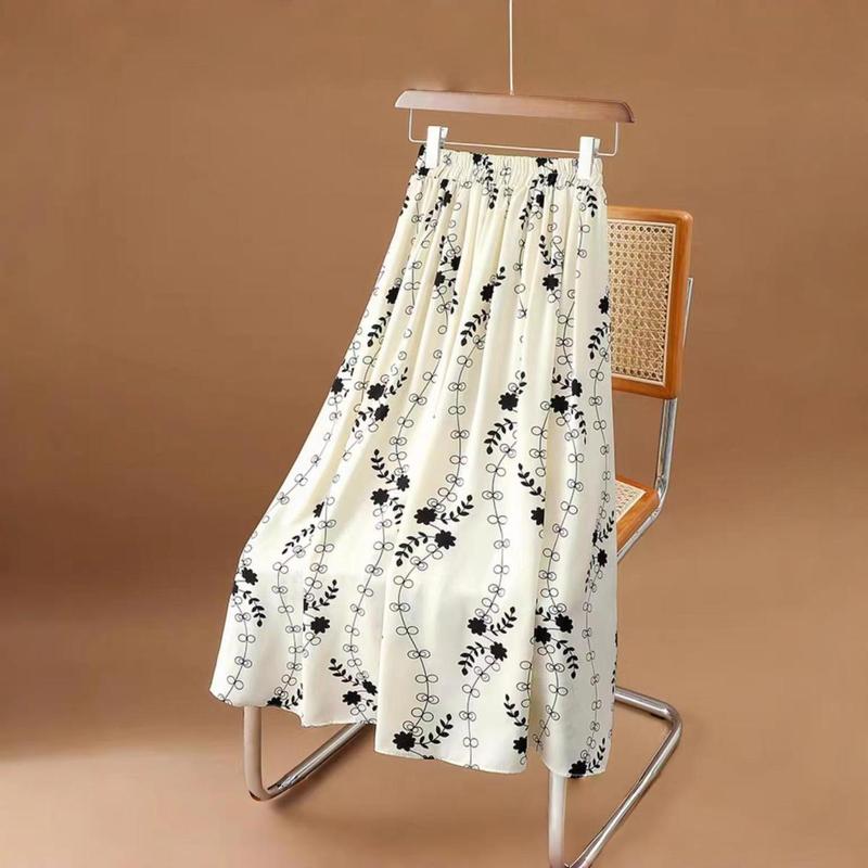 Product Introduction of Chân Váy Midi, Eo Co Giãn, In Hoa, Dành Cho Nữ, Thiết Kế Bó Sát Cạp Cao, Chân Váy Chữ A In Hình, Thích Hợp Cho Mùa Hè 2024, Bán Chạy 6