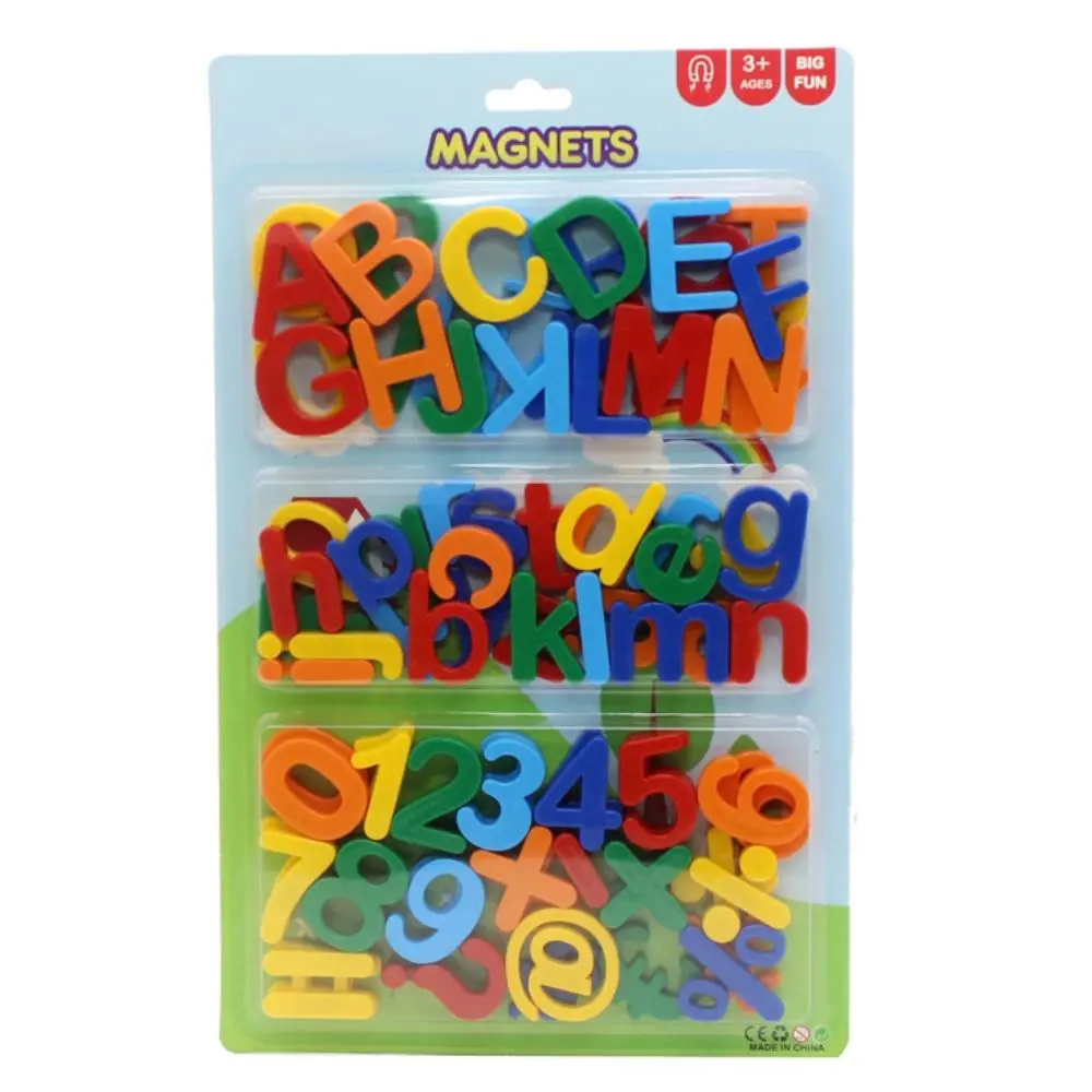 89pcs Magnetic Letters Alphabet Numbers Math Symbols Magnet Sticker ...