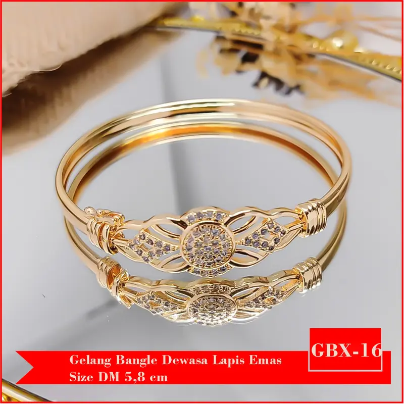 GPM Gelang Tangan Bangle Wanita Titanium Xuping Perhiasan Aksesoris Fashion 1