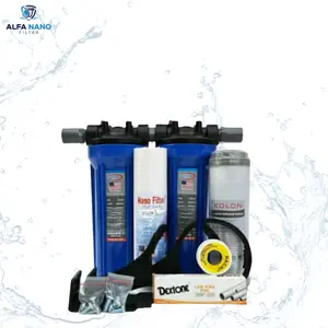 Paket Filter Air EUGEN 2 Tahap Siap Pakai (Biru 10" Drat 3/4" SG)
